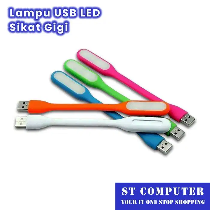 USB Lampu Sikat Gigi Plastik