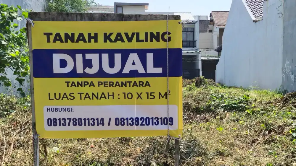 Di jual Tanah kavling ukuran 150m2, 10X15 Prima Harapan Regency