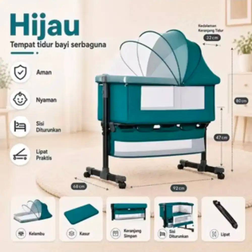 Prelove Baby Box/Tempat tiduŕ bayi pemakaian 2 bulan