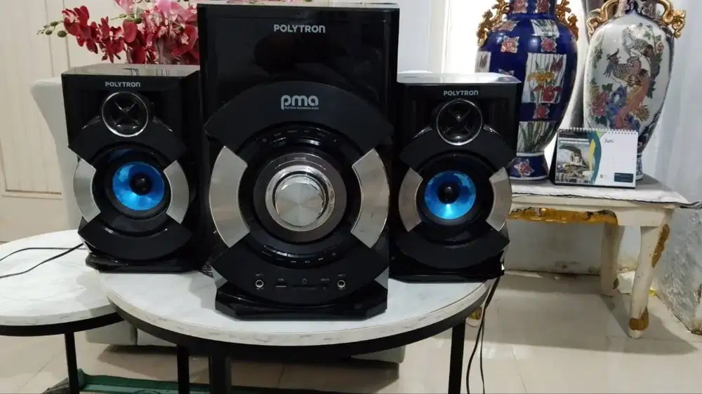 POLYTRON SPEAKER AUDIO PMA 9527 PMA9507 SUPER BASS BLUETOOTH FM RADIO