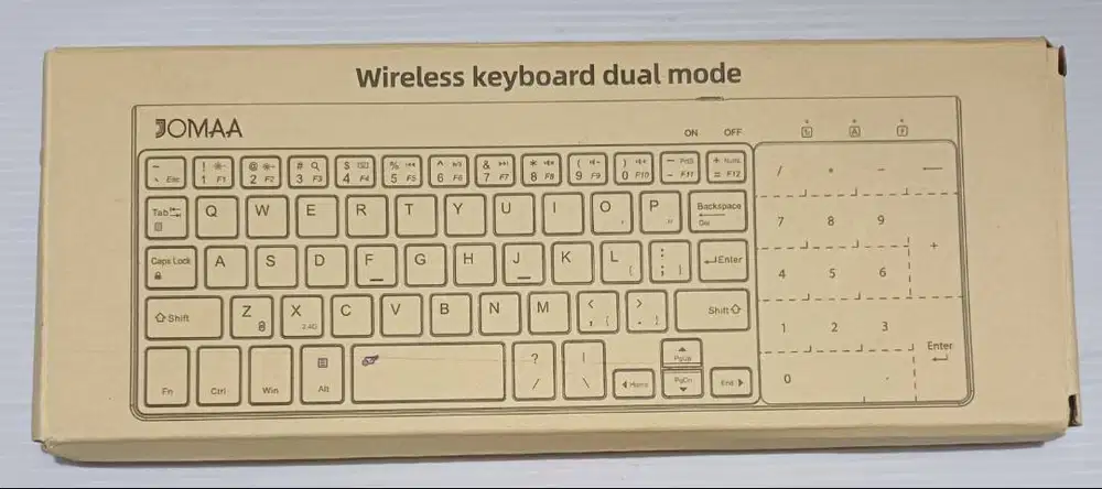 Keyboard Jooma Wireless Dual Mode With Touch Pad