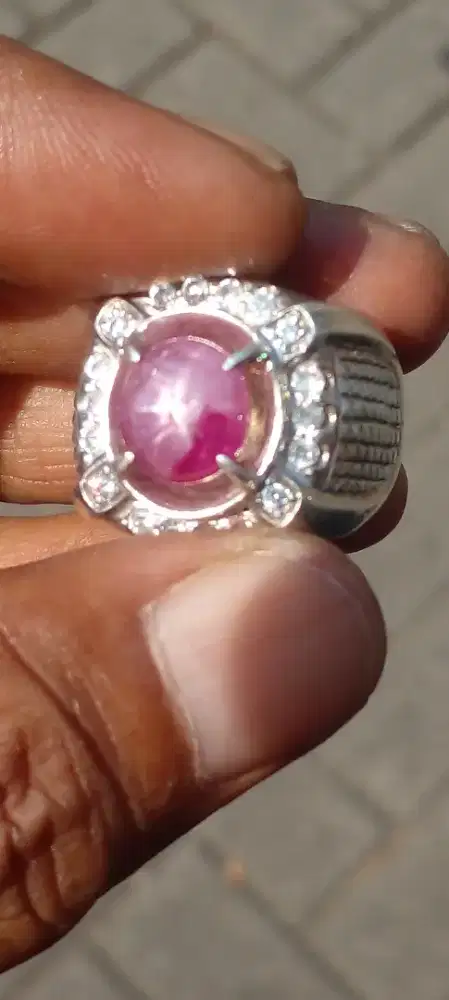 Natural star ruby burma no heat