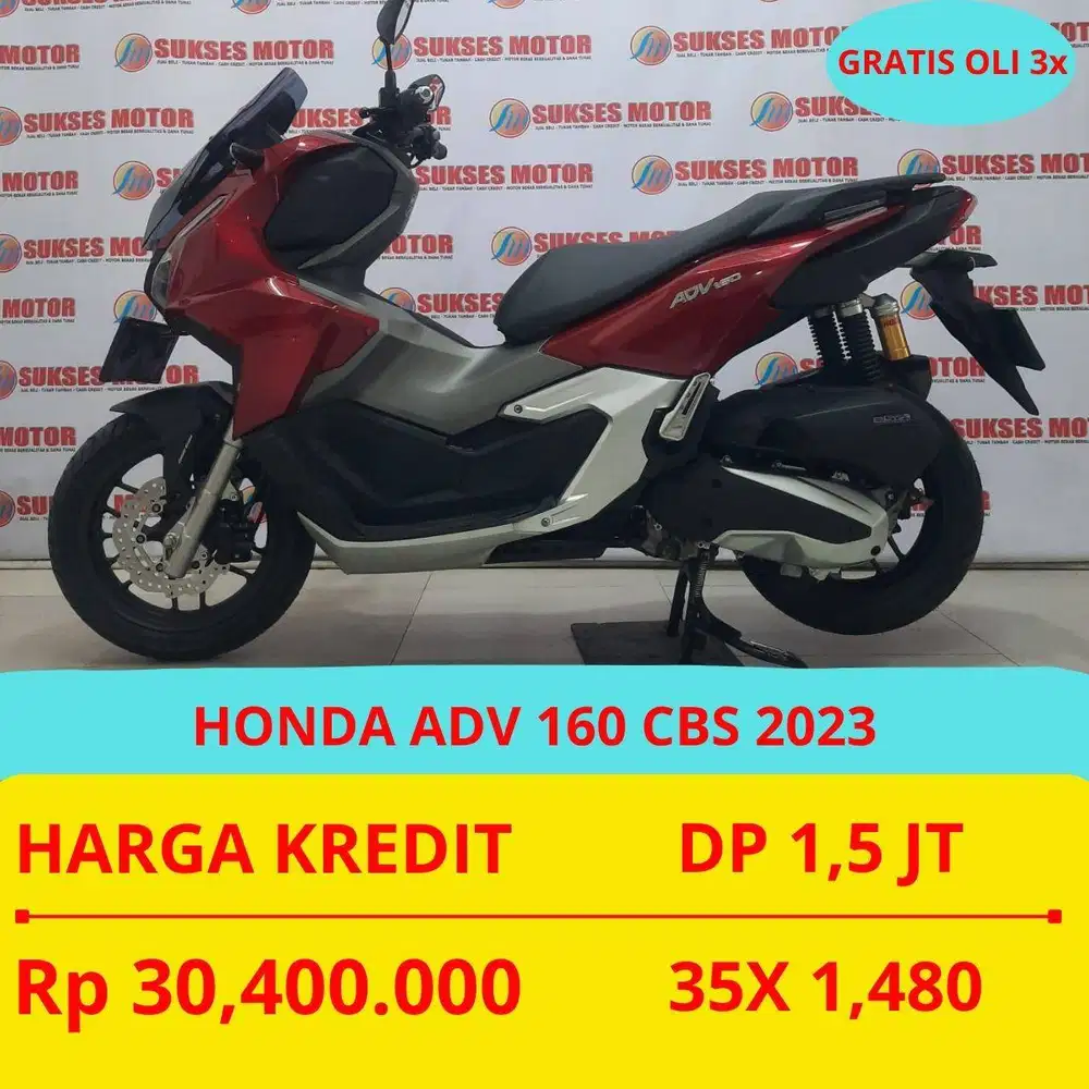 HONDA ADV 160 CBS 2023 DP MURAH 1,5 JUTA GUYS