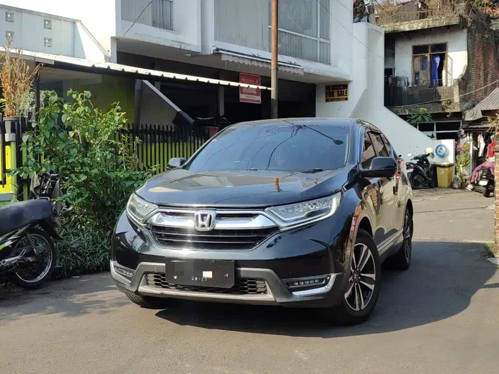 Crv Prestige Turbo 2017 Hitam Sunroof Panoramic Plat Z Garut