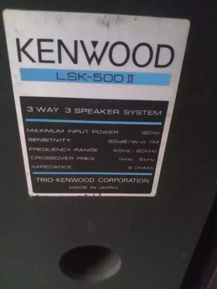 Jual speker kenwood original
