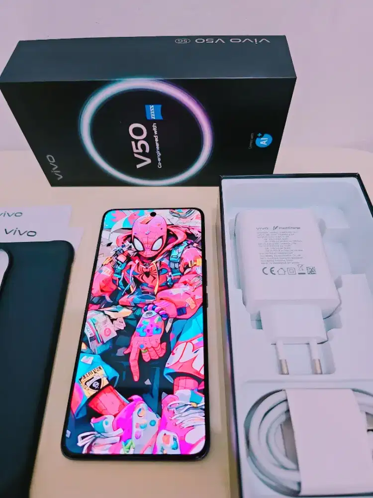 Vivo V50 5G 12/256 Fulset Ori Garansi 2Tahun Bulan 3 2027
