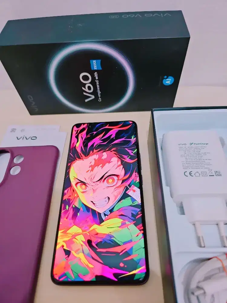 Vivo V60 5G 12/512 Fulset Ori Garansi 2Tahun Bulan 9 2027