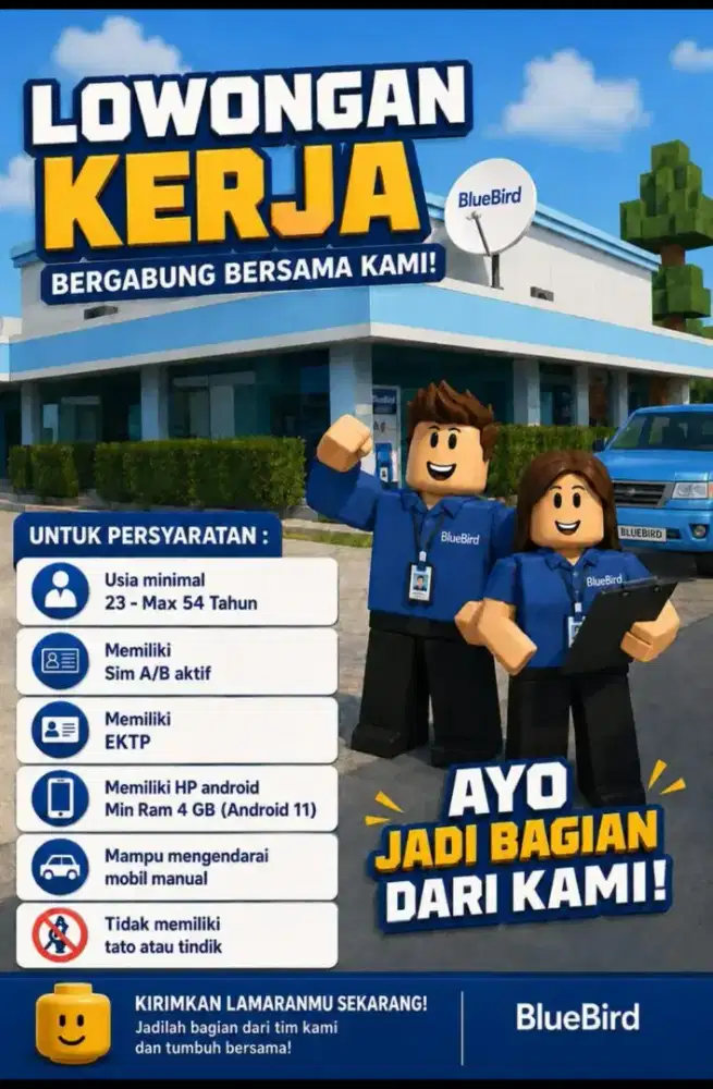 Butuh Driver/Sopir Secepatnya
