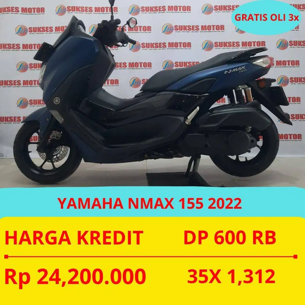 YAMAHA NMAX 155 2022 DP MURAH 600 RIBU GUYS