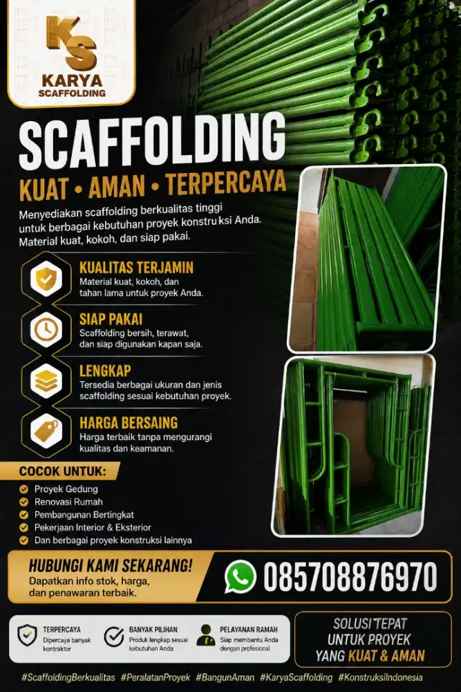 Jual scaffolding dan aksesoris