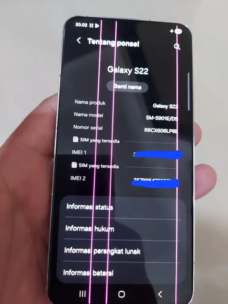 Jual samsung S22 5G  8/256GB