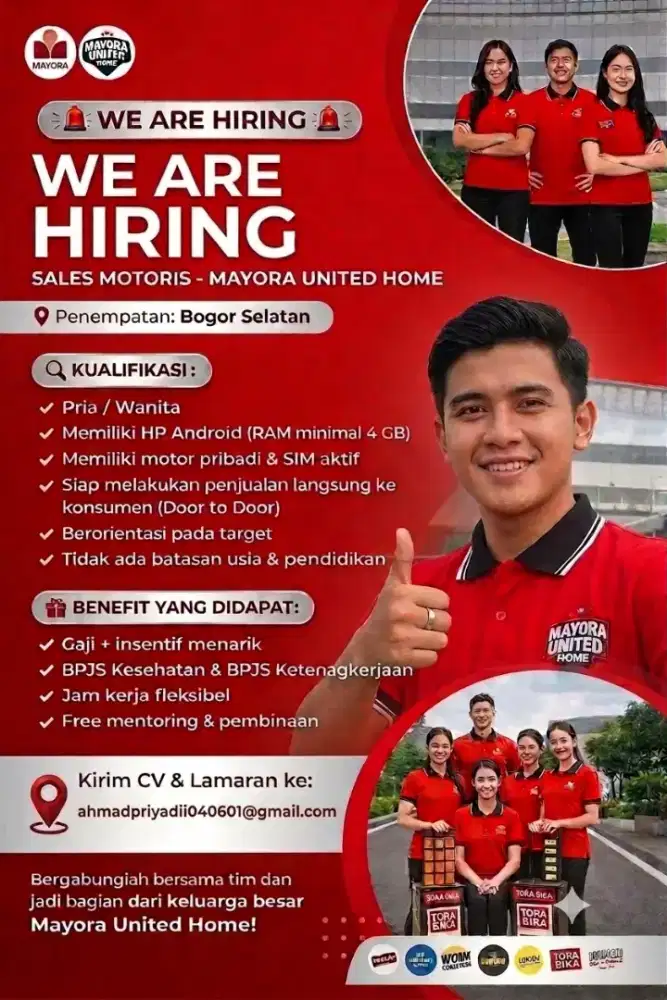 Lowongan Pekerjaan Sales Motoris