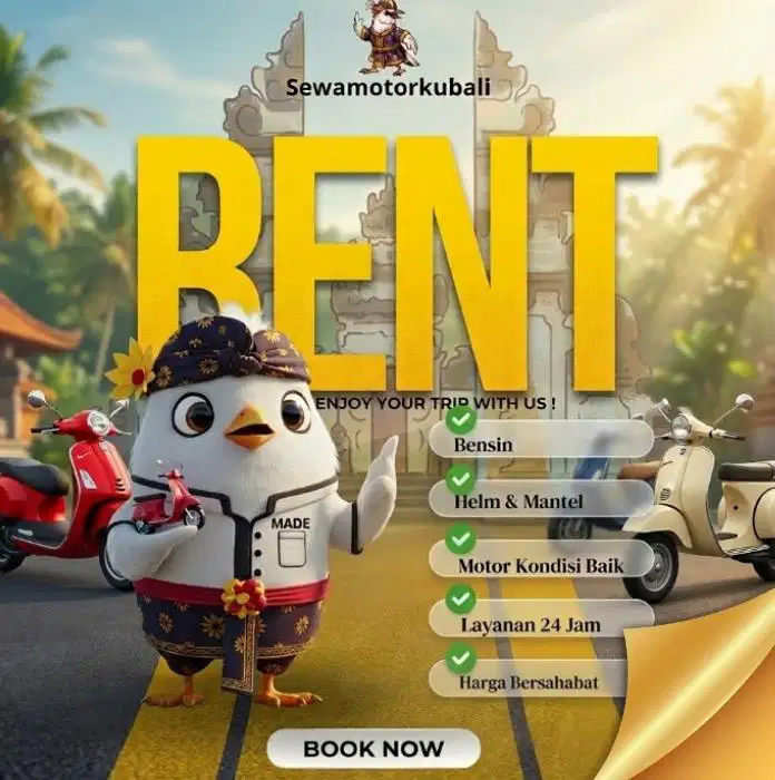 Sewamotorkubali rent bike bali