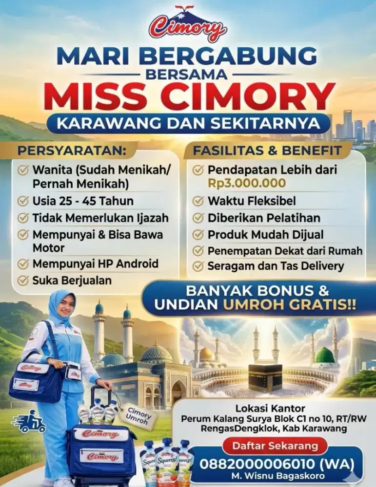 Lowongan Kerja Miss Cimory