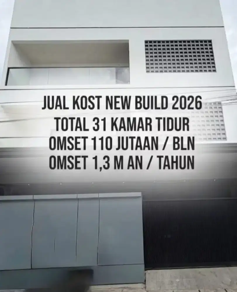 JUAL KOST KOSAN BARU AREA SUNTER TANJUNG PRIOK DEKAT CEMPAKA MAS