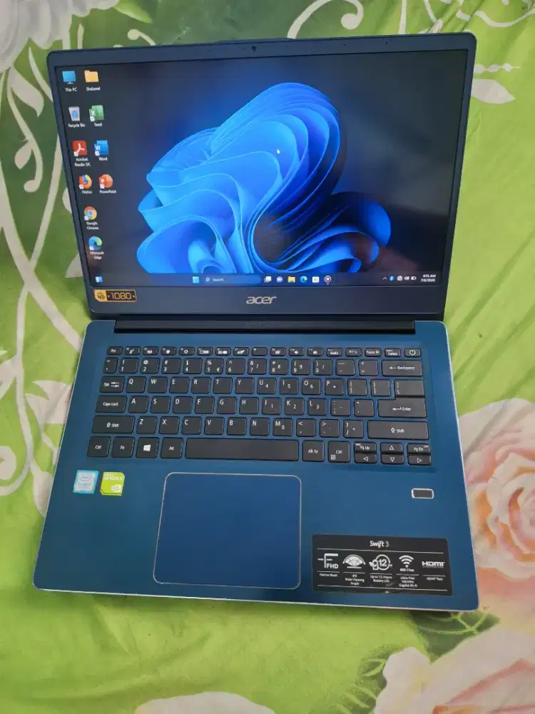 Bismillah dijual laptop acer slim core i7gen8 siap pakai vga mx250