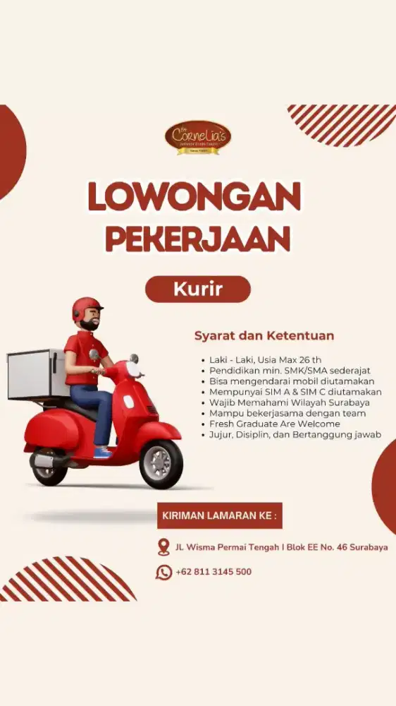 Lowker driver pengiriman