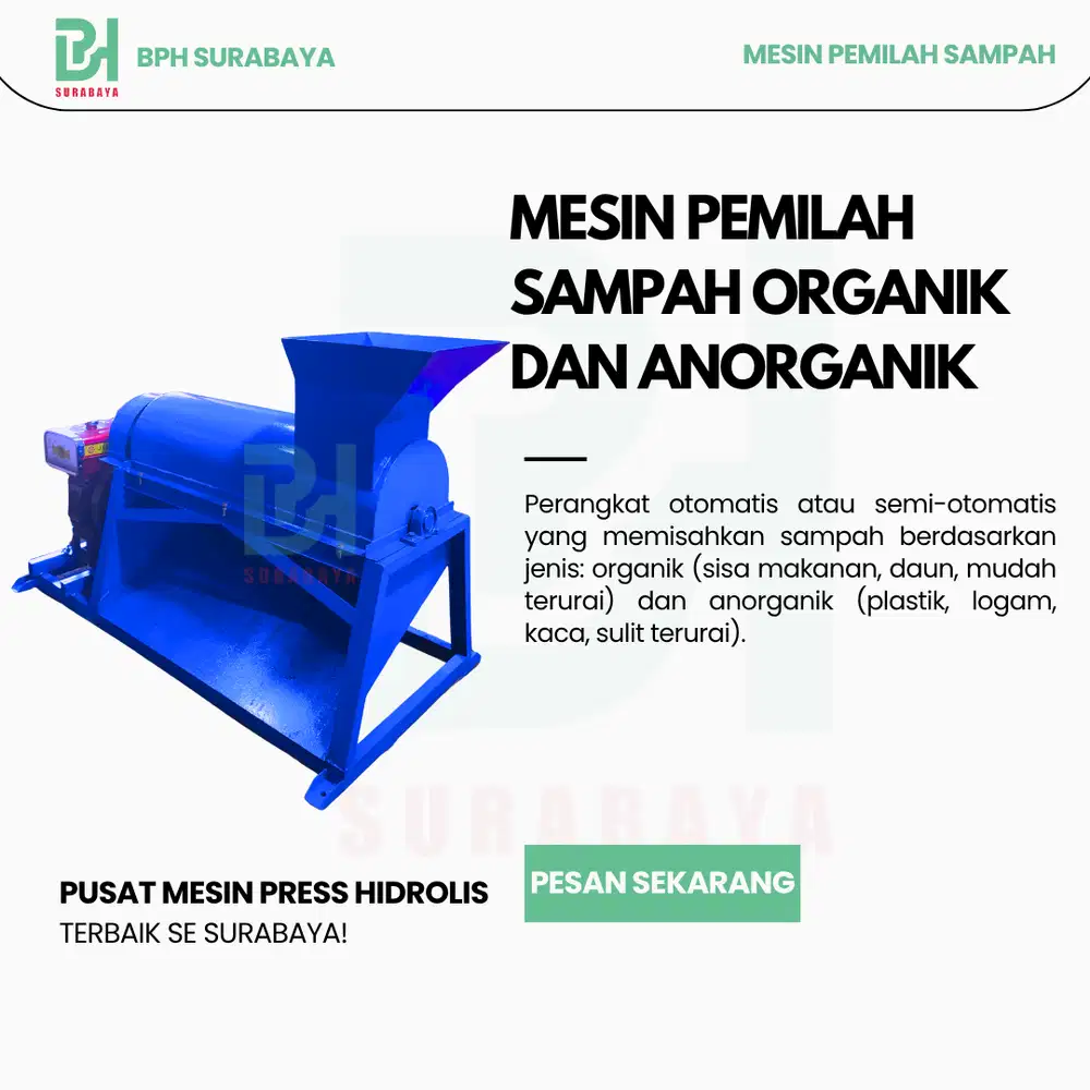 MESIN PEMILAH GIBRIK SAMPAH