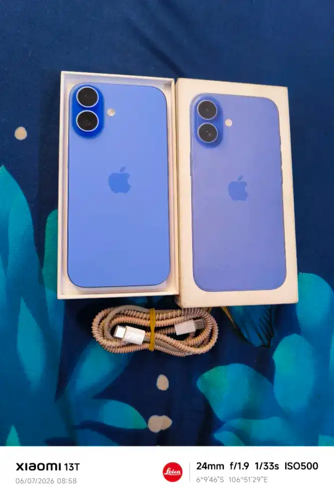 IPHONE 16 BASIC 256GB RESMI IBOX BH 98% ON JANUARI 2027 FULL ORI
MULUS