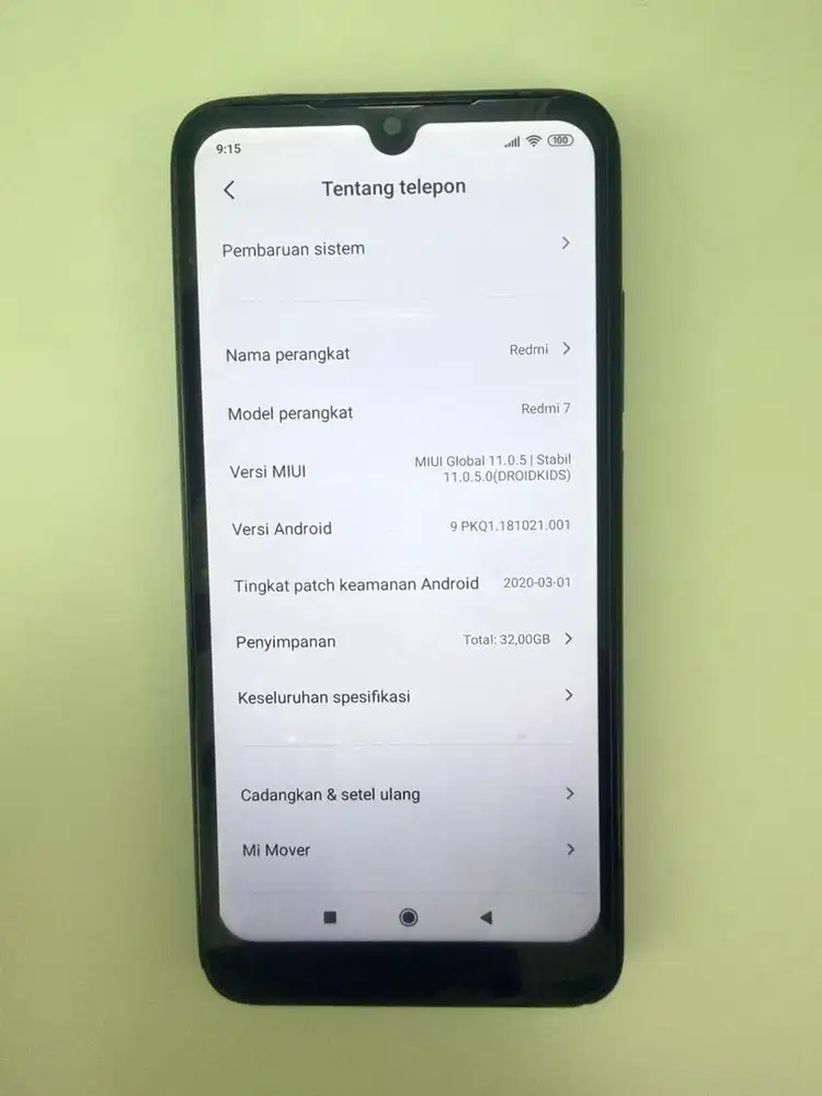 Jual BU Redmi 7 3/32 no minus