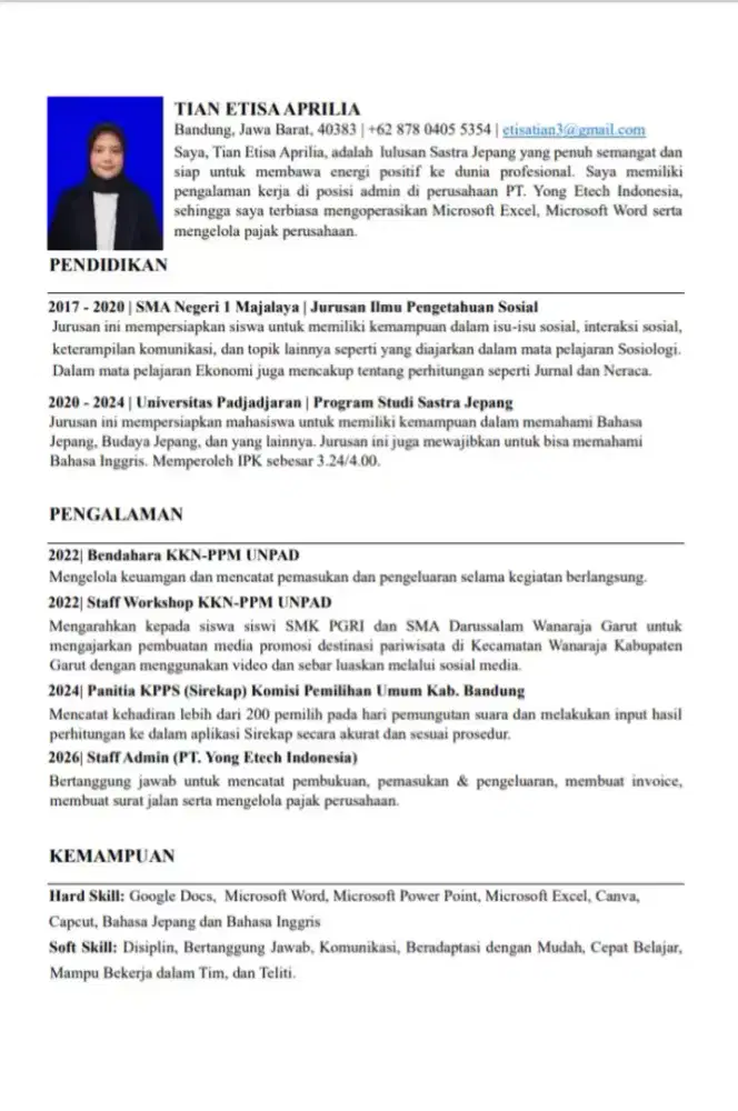 Mencari Pekerjaan Staff Administrasi