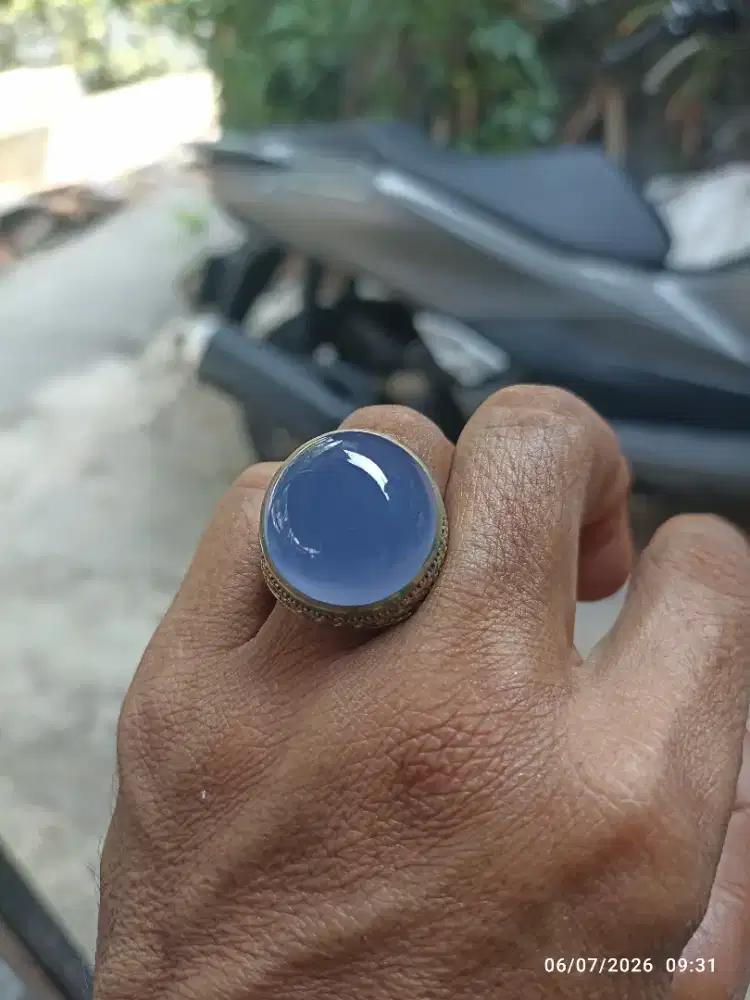 natural anggur spirtus or biru langit batu radja HQ bkn bacan / pirus