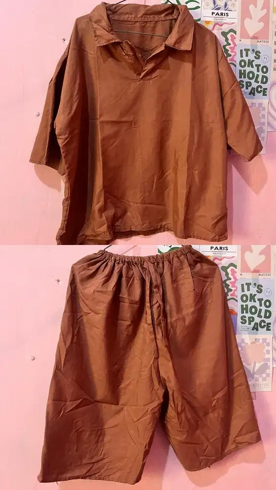 one set baju atasan dan bawahan