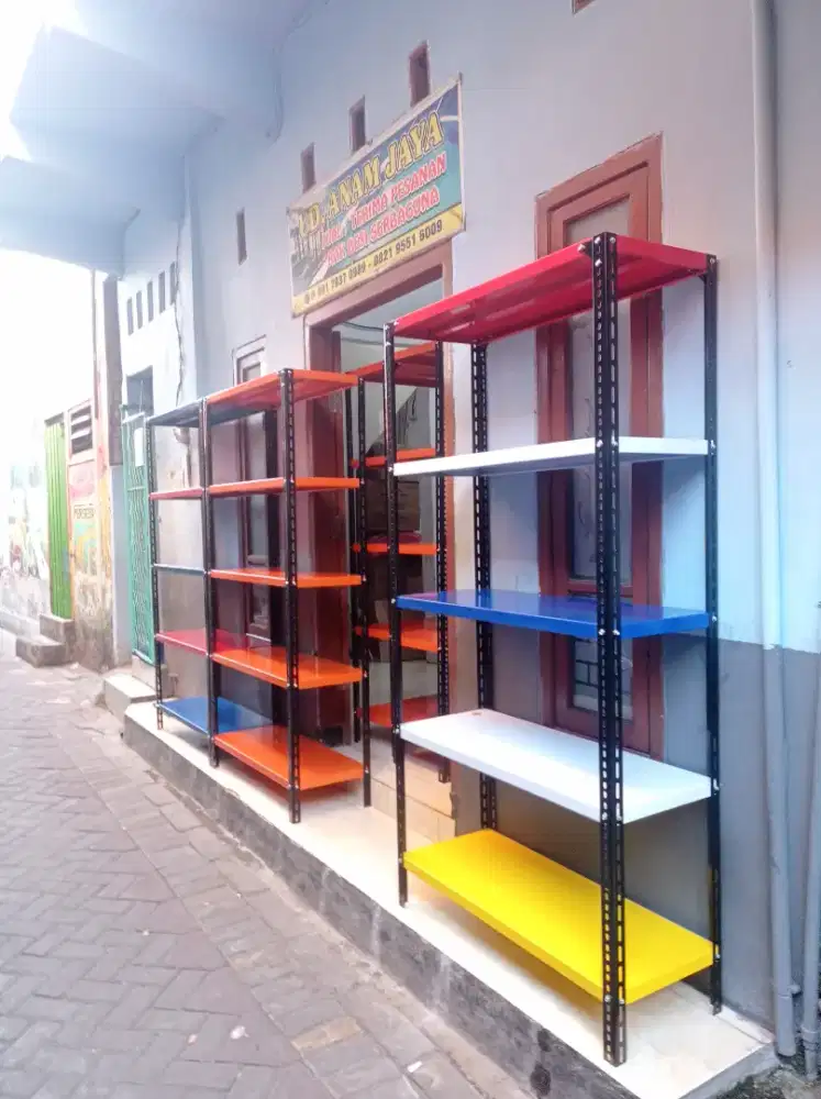 RAK BUKU RAK BESI RAK GUDANG