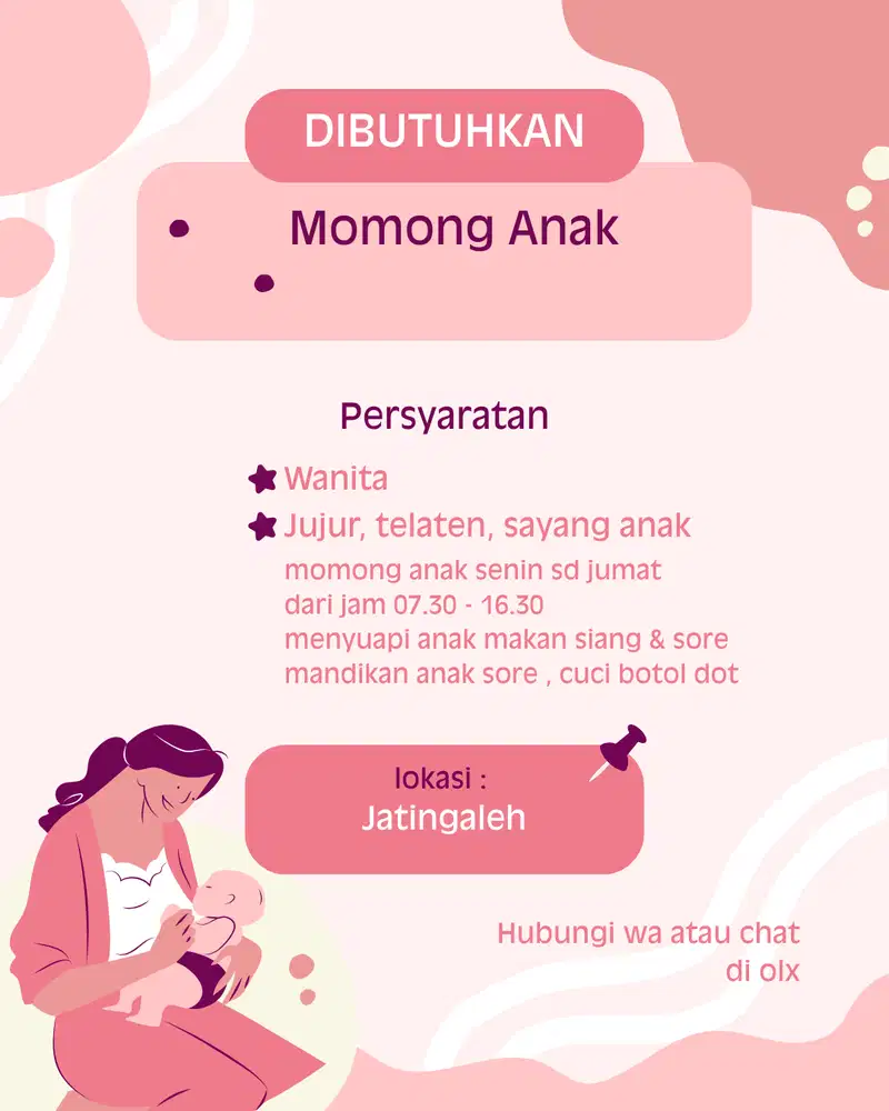 DIBUTUHKAN MOMONG ANAK
