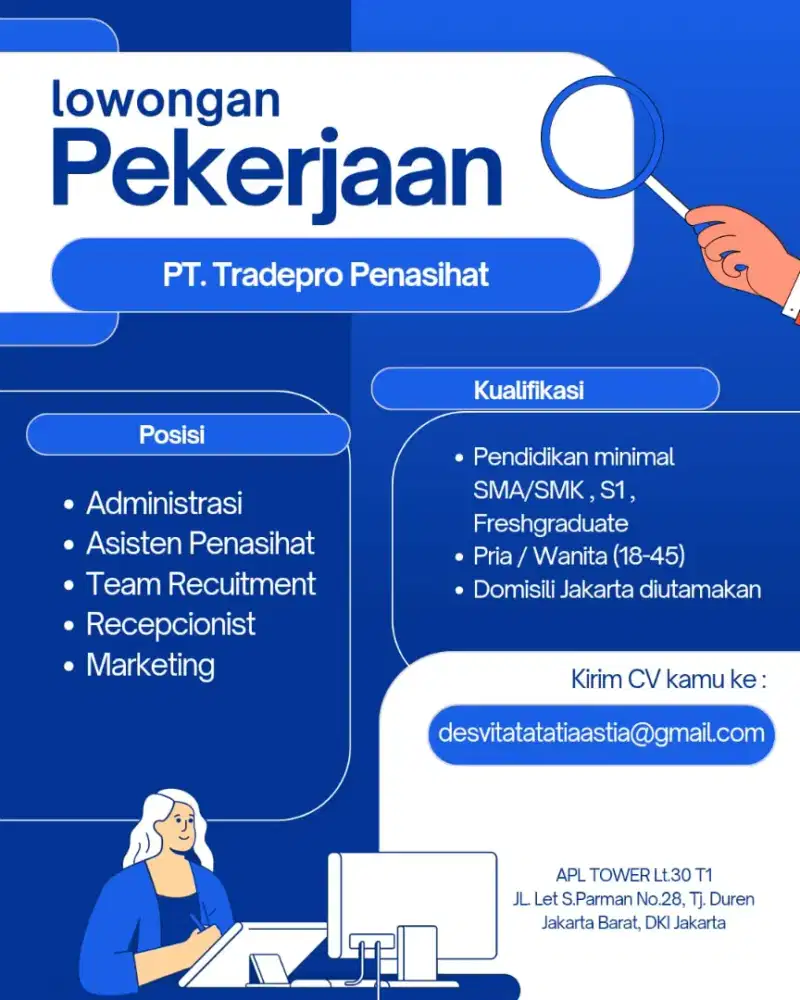 Lowongan Kerja Asisten Penasihat