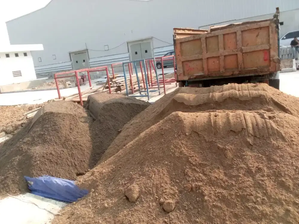 Sedia pasir pasang batu kali sirdam limestone Abu batu pasir cor