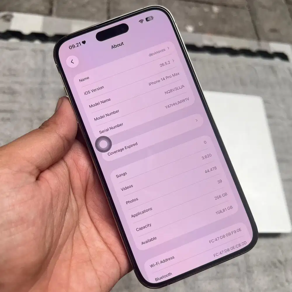 iPhone 14 Pro Max ProMax 256GB Beacukai Resmi Bayar Pajak - eSIM Only