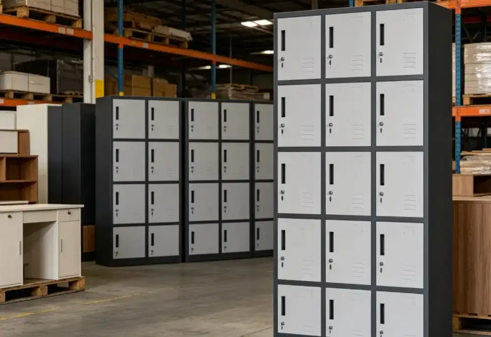 Locker besi 15 pintu