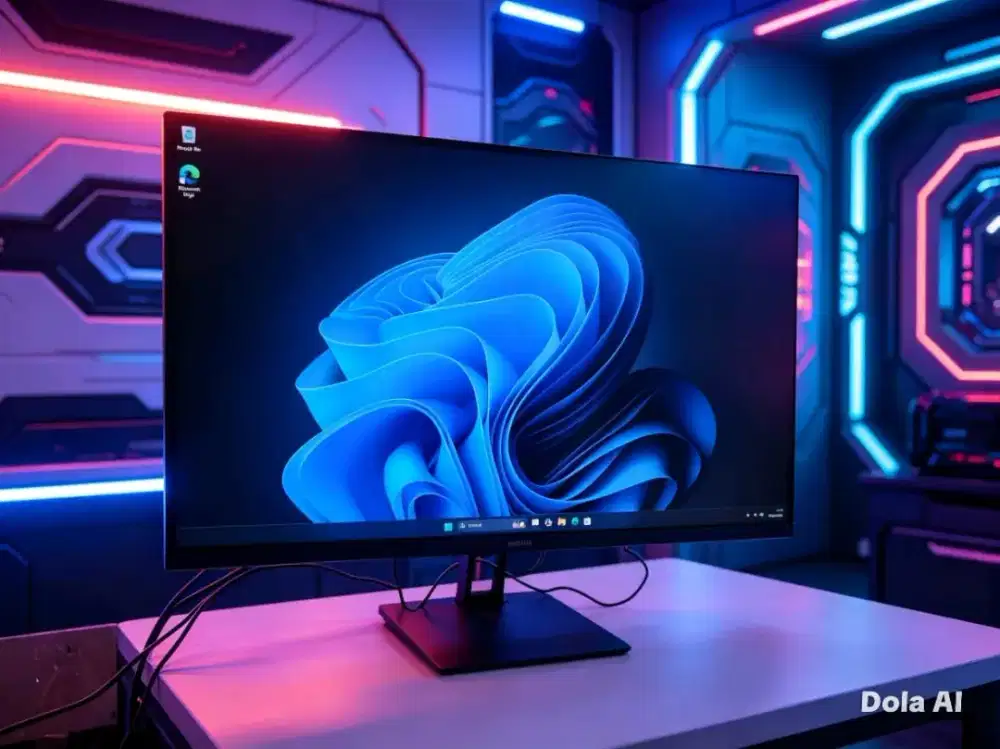 Monitor PC Gaming Xiaomi A27i mulus like NEW fullset