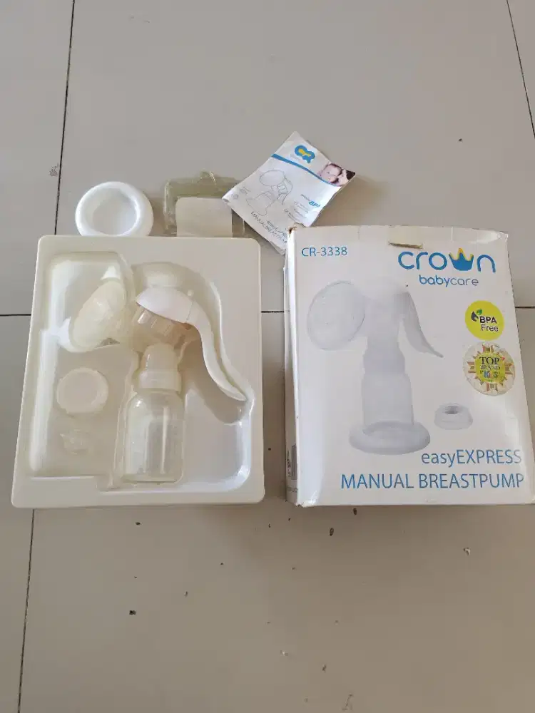 Alat Pompa Asi Crown Babycare Manual Breastpump Second