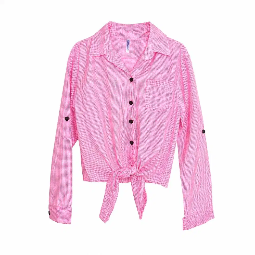 Kemeja pink pink