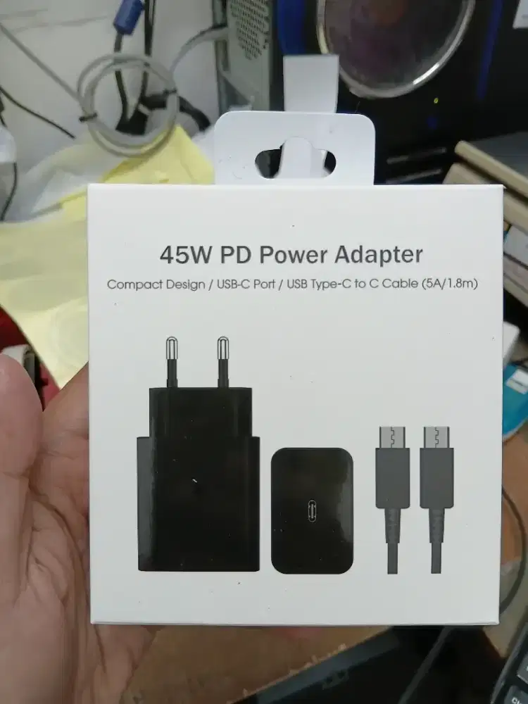 Charger Samsung 45 Watt Ori Super Fast Charging Kondisi Baru