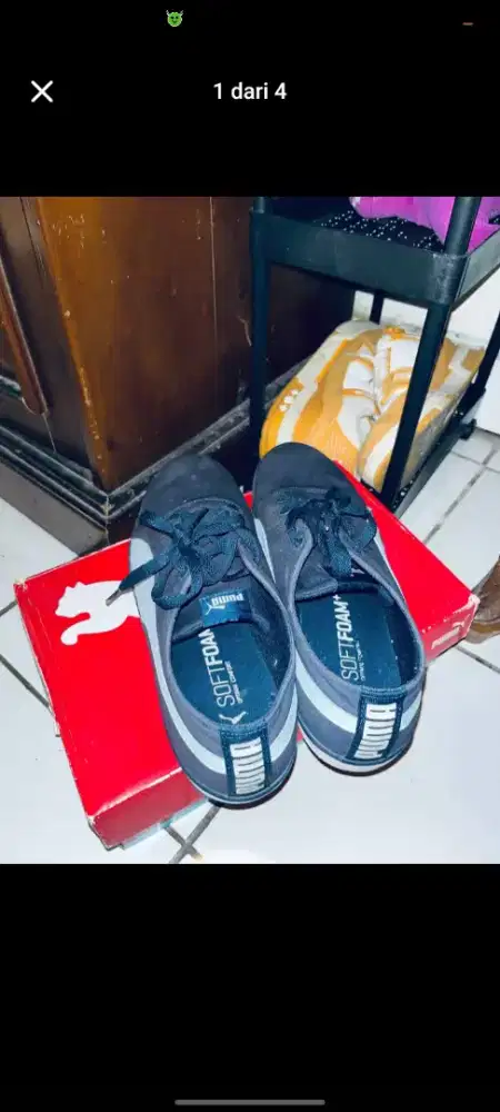 sepatu casual Puma Urban peacoat/Lightsky uk 43