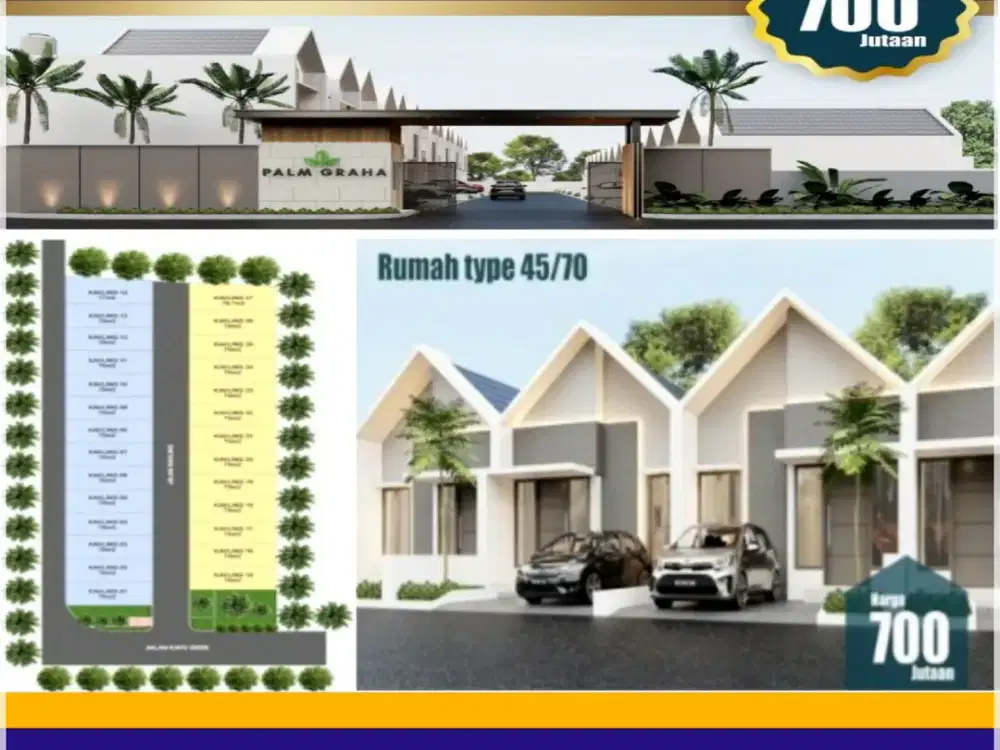 Rumah Cantik Menarik Harga Merakyat & Banyak Bonus Nya, Siap Huni 1 Lantai Bisa Langsung Tempati Di Kayu Gede 2 Paku Jaya One Gate System 27 Unit