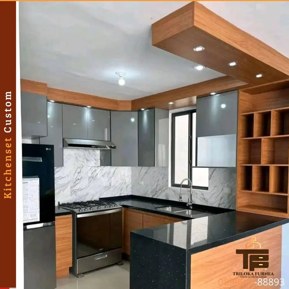 Kitchen Set Custom Modern | Desain Eksklusif | Triloka Furnea