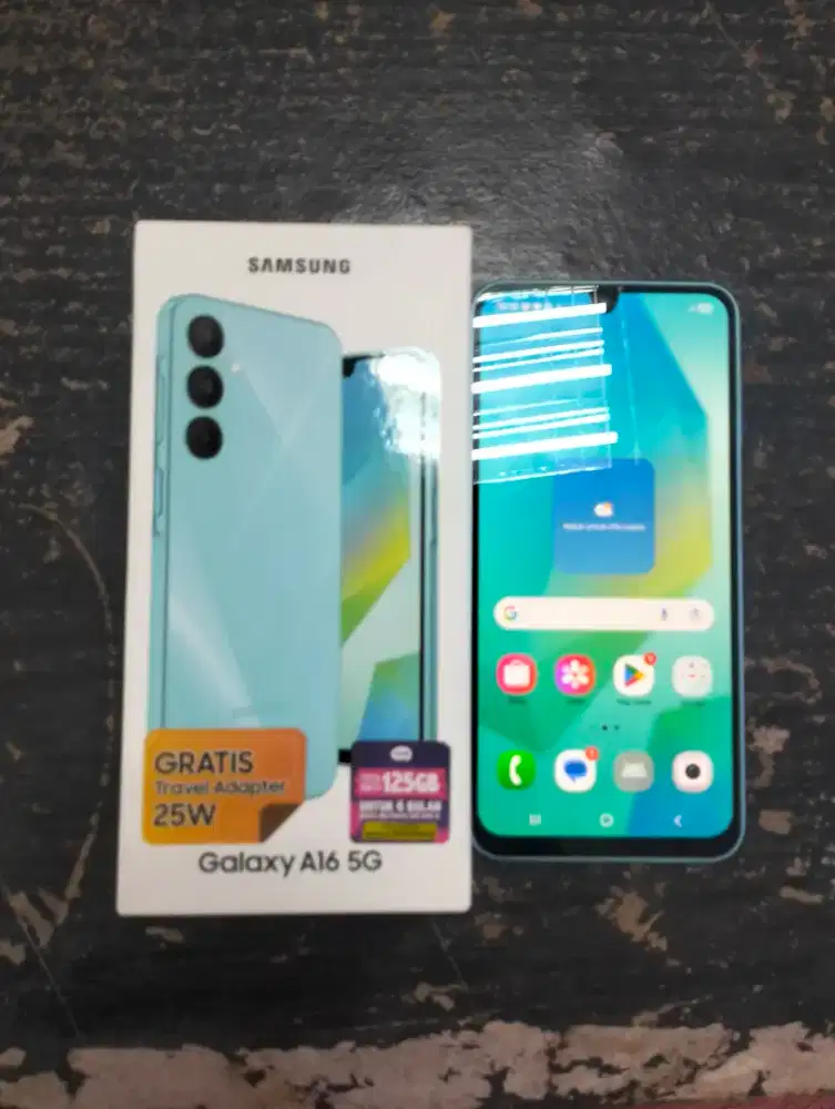samsung A16 5G ram 8/256gb lengkap mulus