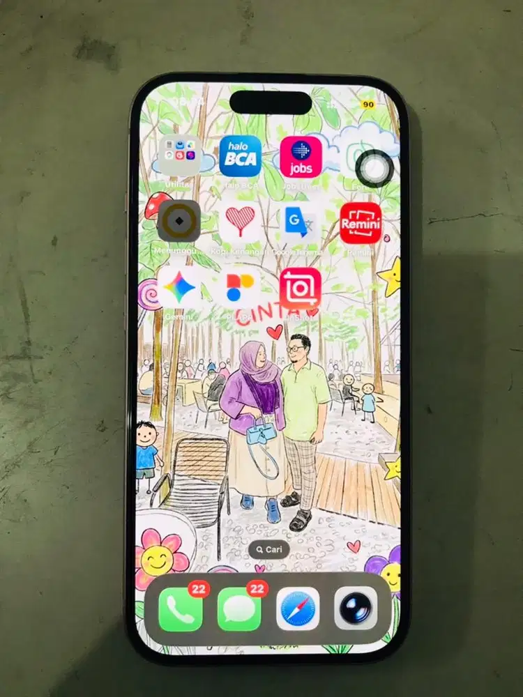 Iphone 15 128 pink ibox garansi ON