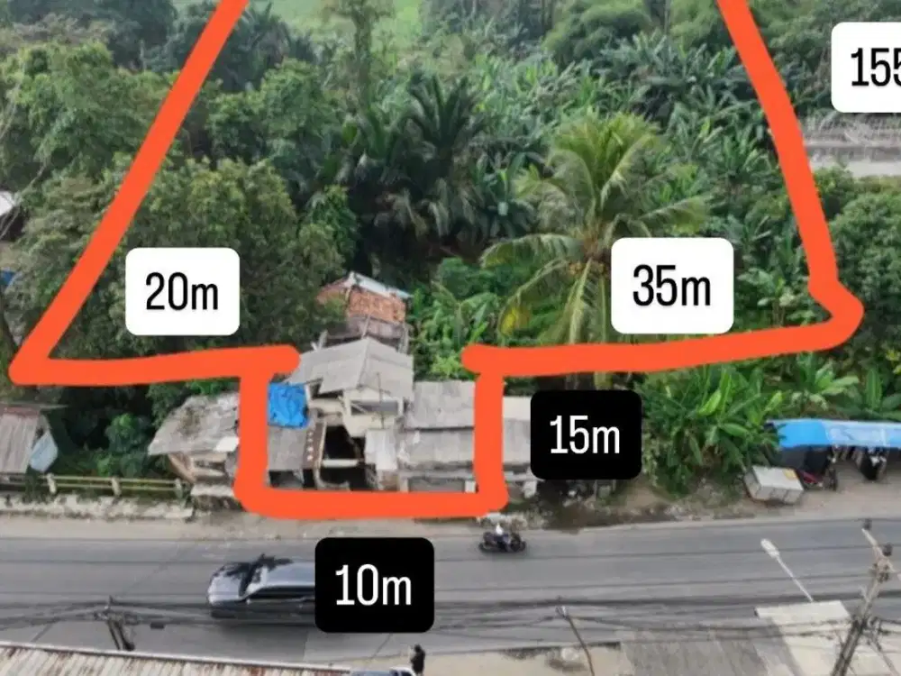 Tanah Pinggir Jalan di Legok Tangerang