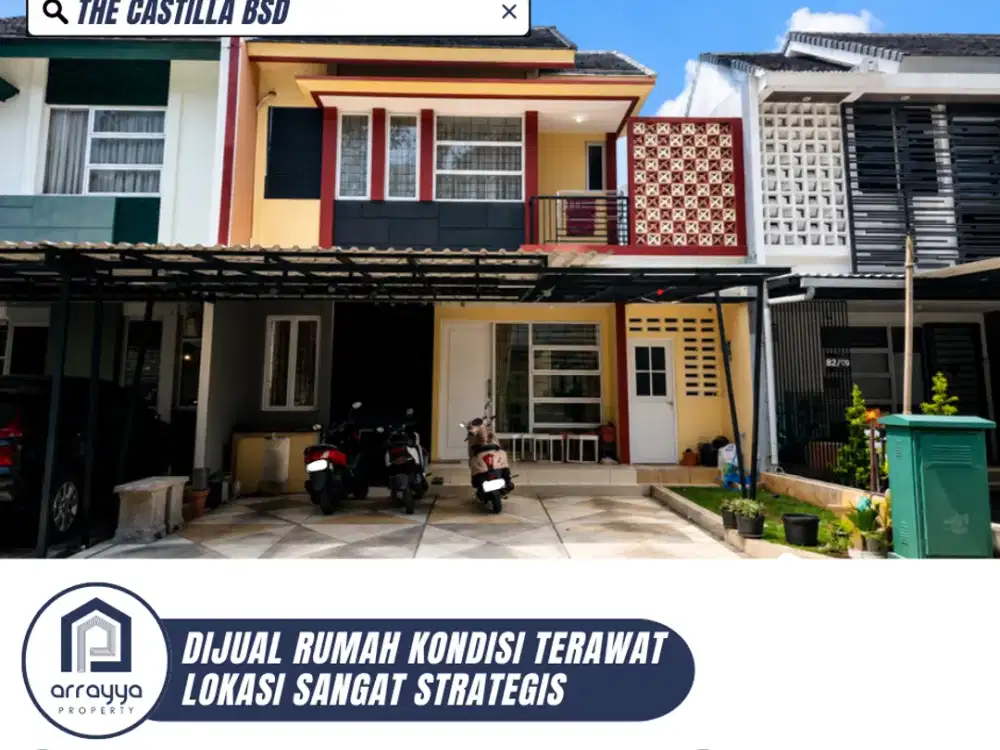 DIJUAL RUMAH 2 LANTAI SIAP HUNI THE CASTILLA BSD (ENB260)