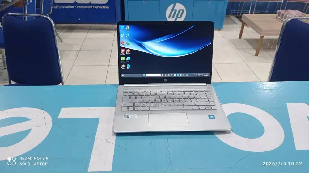 HP 14S TERBARU DESAIN ELEGAN KINERJA CEPAT RAM 8GB SSD 512GB