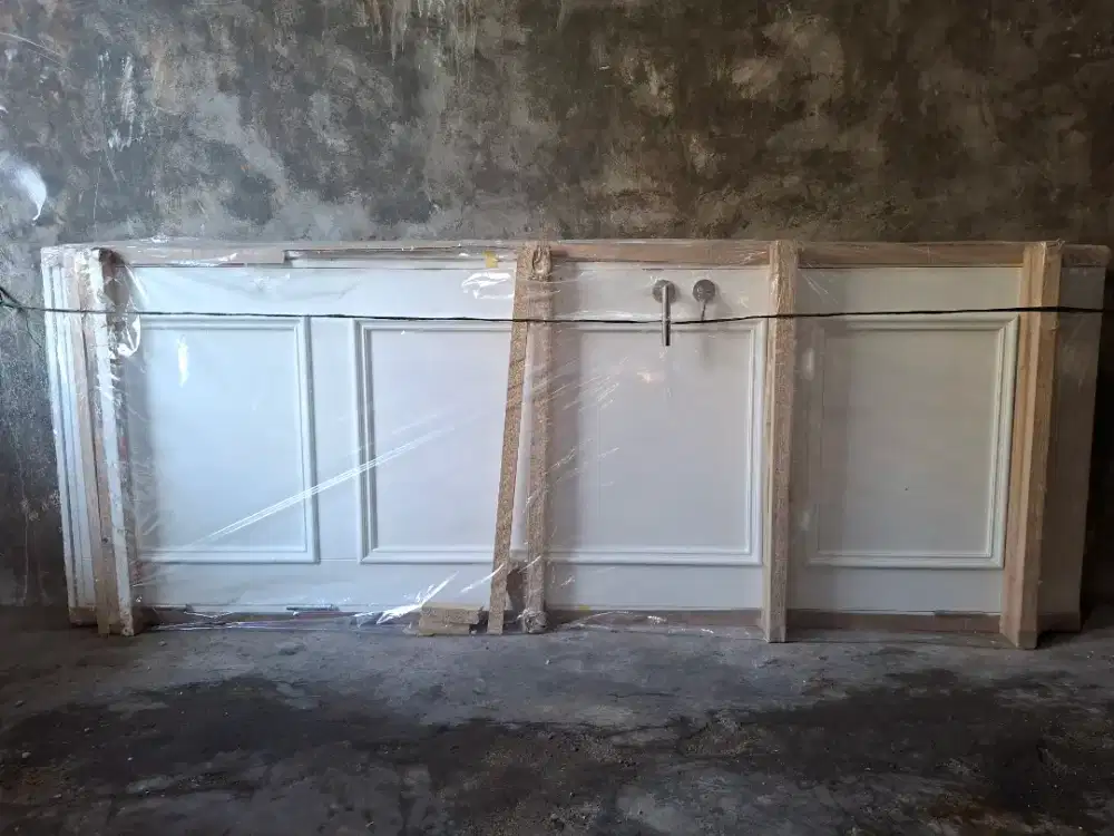 Pintu kayu kusen full set 245 cm x 90 cm