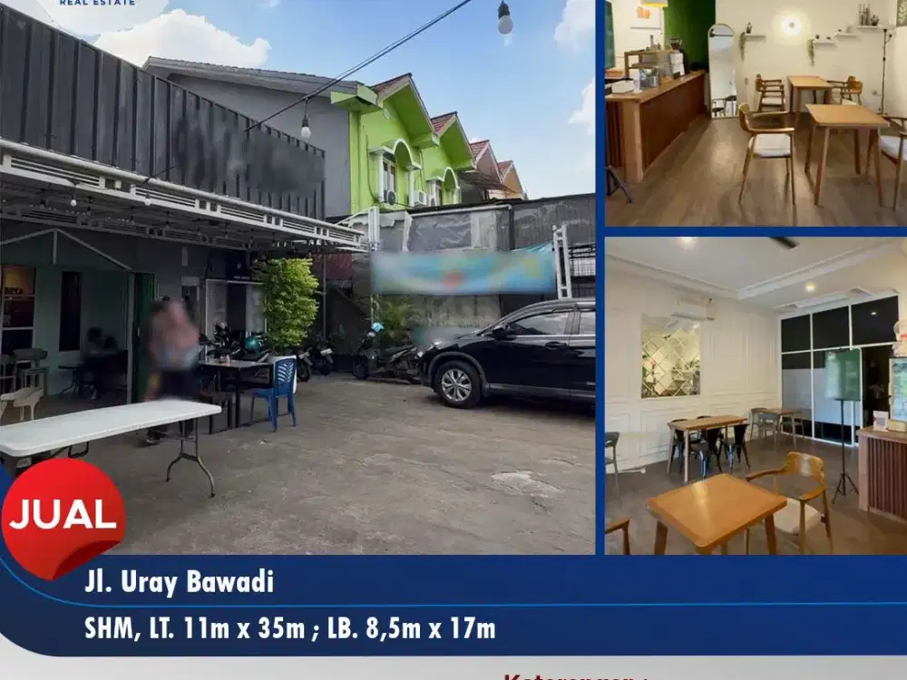 Bangunan Full Interior Tengah Kota Cocok untuk Usaha Cafe atau Kuliner di Uray Bawadi