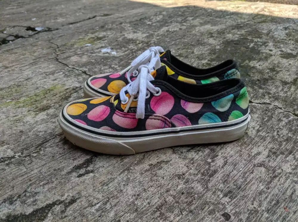 Vans anak kids authentic macaron second prelove