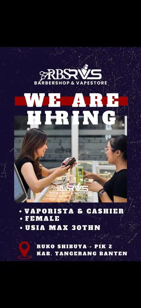 Cashier & Vapestore
