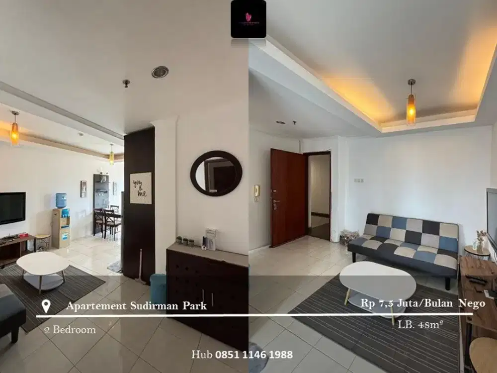 Disewakan Apartement Sudirman Park High Floor 2BR Full Furnished